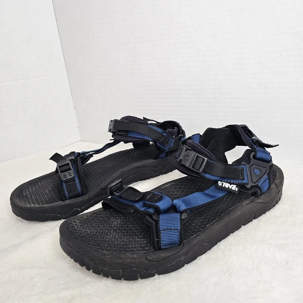 Teva Men's Blue Black Sports Outdoor Hiking Sandals Strappy Size 11 M